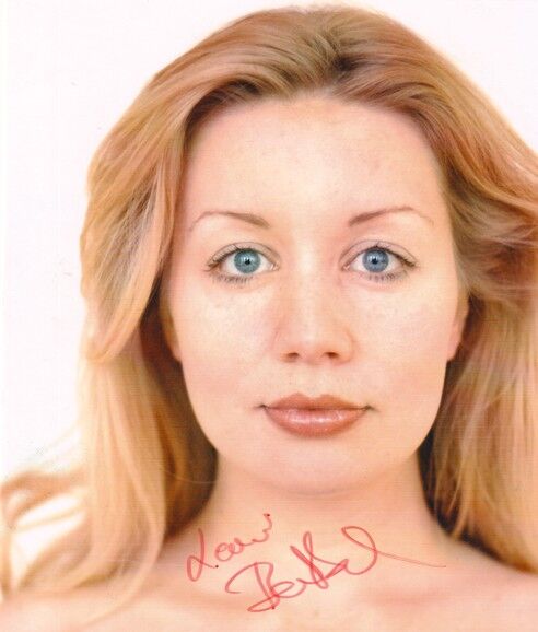 Autogramm Schauspieler | Leoni BECKENBACH | 2000er Foto (Portrait Color)