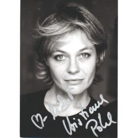 Autogramm Schauspieler | Christiane POHL | 2000er Foto (Portrait SW)