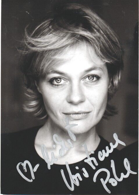 Autogramm Schauspieler | Christiane POHL | 2000er Foto (Portrait SW)