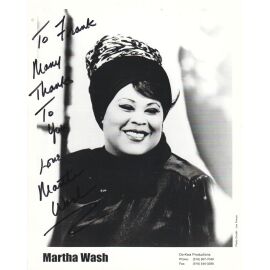 Autogramm Pop (USA) | Martha WASH | 1992 (Portrait XL Prince)