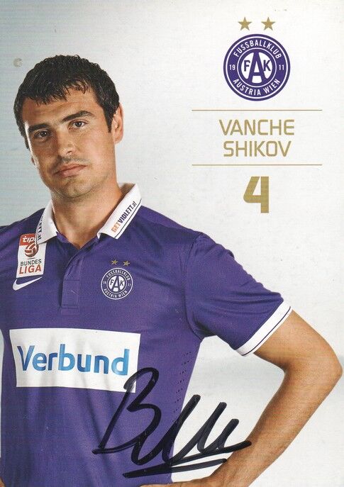Autogramm Fussball | FK Austria Wien | 2015 | Vanche SHIKOV