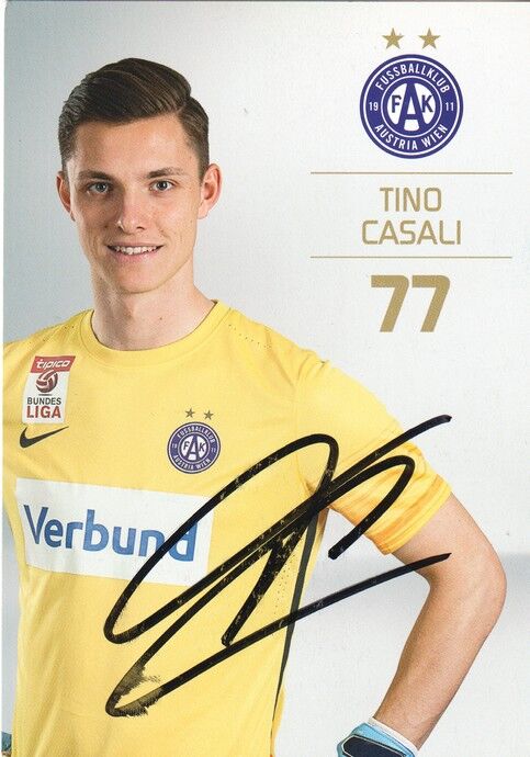 Autogramm Fussball | FK Austria Wien | 2015 | Tino CASALI