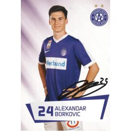 Autogramm Fussball | FK Austria Wien | 2016 | Alexandar BORKOVIC