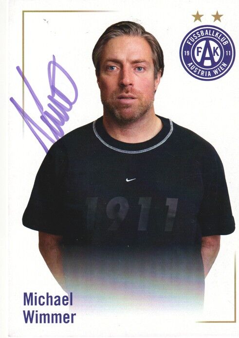 Autogramm Fussball | FK Austria Wien | 2023 | Michael WIMMER