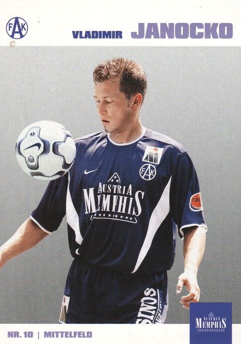 Autogramm Fussball | FK Austria Wien | 2000er | Vladimir JANOCKO