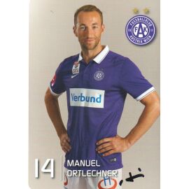 Autogramm Fussball | FK Austria Wien | 2014 | Manuel ORTLECHNER
