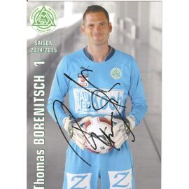 Autogramm Fussball | SV Mattersburg | 2014 | Thomas BORENITSCH