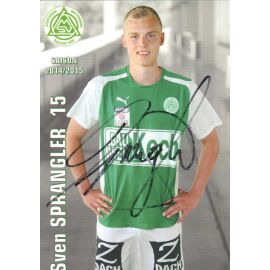 Autogramm Fussball | SV Mattersburg | 2014 | Sven SPRANGLER