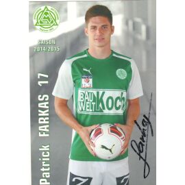 Autogramm Fussball | SV Mattersburg | 2014 | Patrick FARKAS