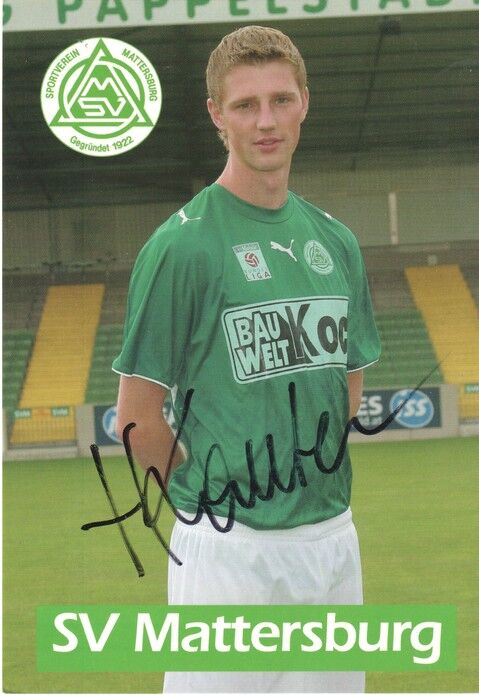 Autogramm Fussball | SV Mattersburg | 2007 | Harald KAUTEN