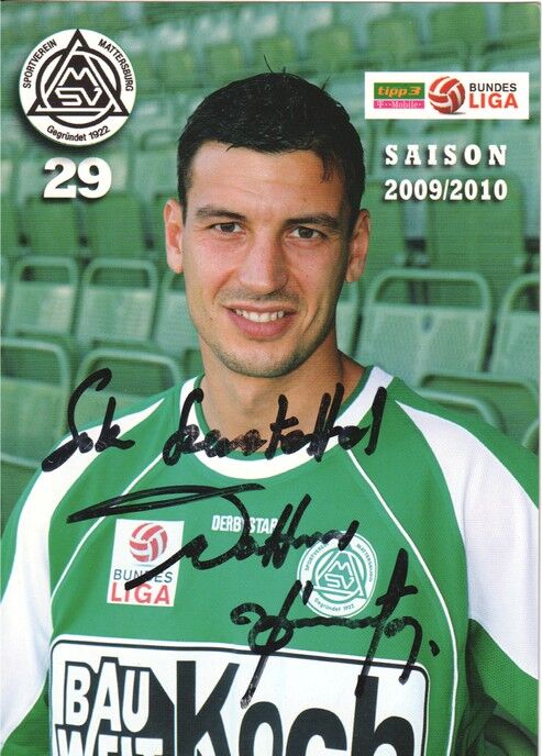 Autogramm Fussball | SV Mattersburg | 2009 | Robert WALTNER