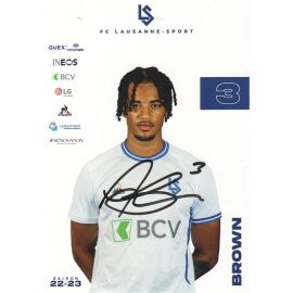 Autogramm Fussball | FC Lausanne-Sport | 2022 | Archie BROWN