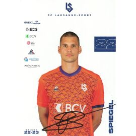 Autogramm Fussball | FC Lausanne-Sport | 2022 | Raphael SPIEGEL