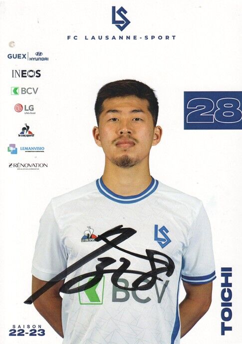 Autogramm Fussball | FC Lausanne-Sport | 2022 | Toichi SUZUKI