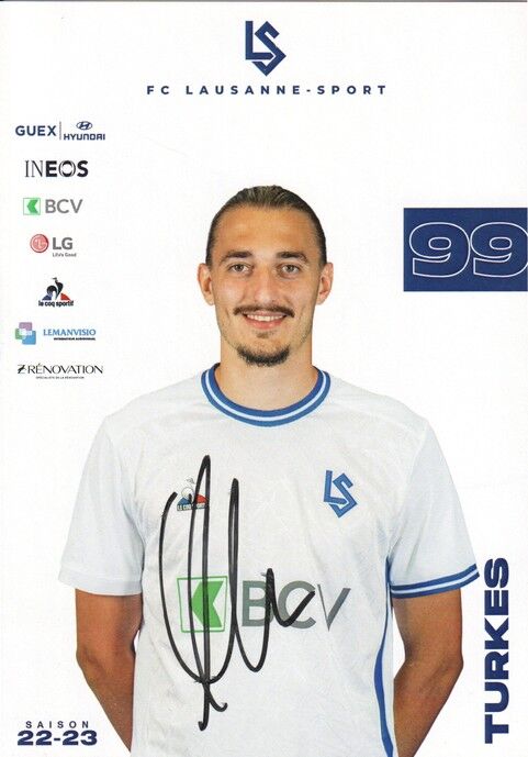 Autogramm Fussball | FC Lausanne-Sport | 2022 | Aldin TURKES