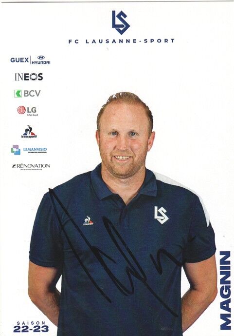 Autogramm Fussball | FC Lausanne-Sport | 2022 | Ludovic MAGNIN