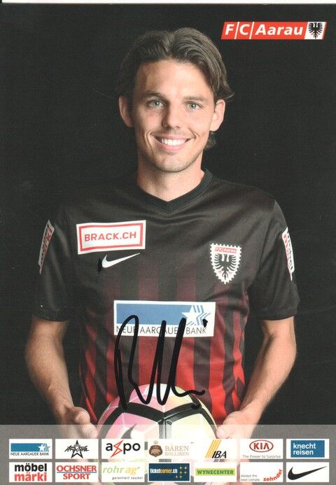 Autogramm Fussball | FC Aarau | 2016 | Pascal THRIER