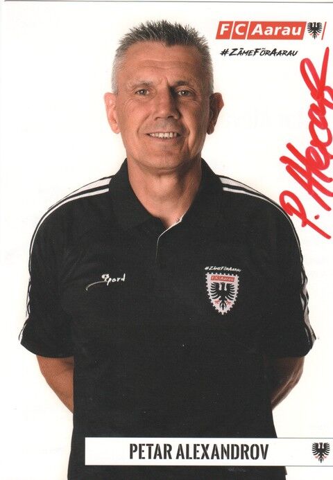 Autogramm Fussball | FC Aarau | 2022 | Petar ALEXANDROV