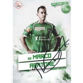 Autogramm Fussball | FC St. Gallen | 2014 | Marco ARATORE