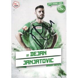 Autogramm Fussball | FC St. Gallen | 2014 | Dejan JANJATOVIC