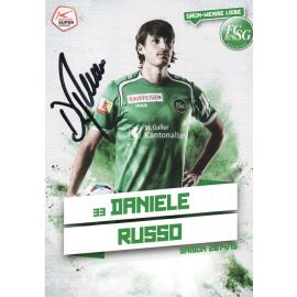 Autogramm Fussball | FC St. Gallen | 2014 | Daniele RUSSO