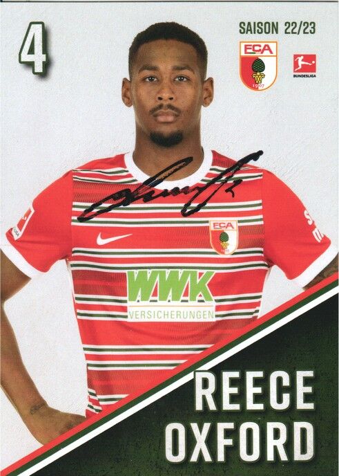 Autogramm Fussball | FC Augsburg | 2022 | Reece OXFORD