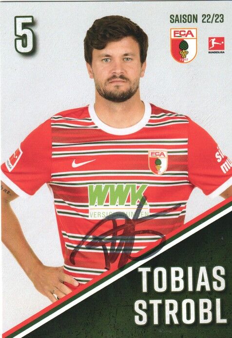Autogramm Fussball | FC Augsburg | 2022 | Tobias STROBL
