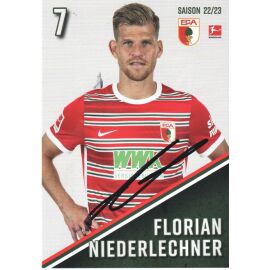 Autogramm Fussball | FC Augsburg | 2022 | Florian NIEDERLECHNER