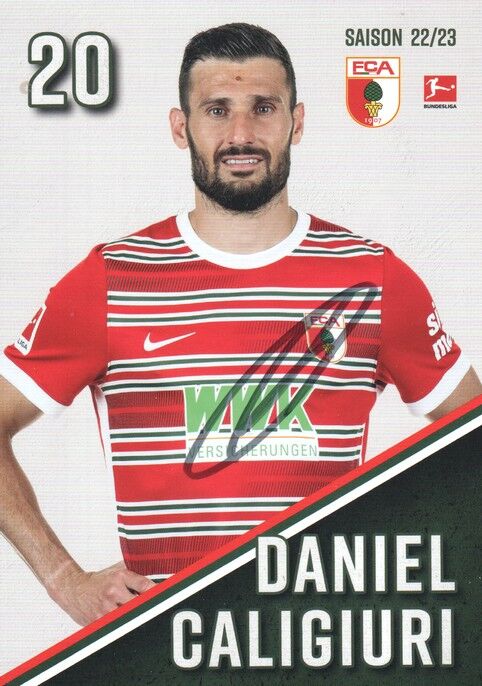 Autogramm Fussball | FC Augsburg | 2022 | Daniel CALIGIURI