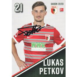 Autogramm Fussball | FC Augsburg | 2022 | Lukas PETKOV