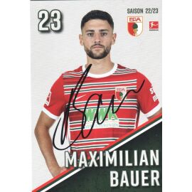 Autogramm Fussball | FC Augsburg | 2022 | Maximilian BAUER
