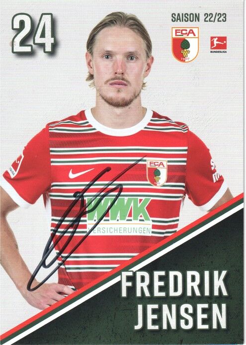 Autogramm Fussball | FC Augsburg | 2022 | Fredrik JENSEN