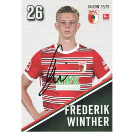 Autogramm Fussball | FC Augsburg | 2022 | Frederik WINTHER