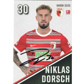 Autogramm Fussball | FC Augsburg | 2022 | Niklas DORSCH