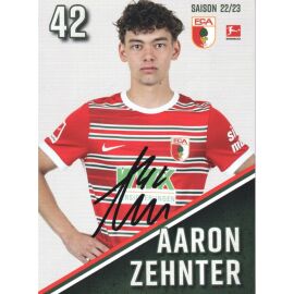 Autogramm Fussball | FC Augsburg | 2022 | Aaron ZEHNTER