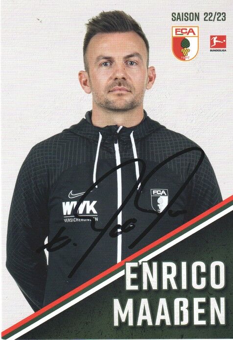 Autogramm Fussball | FC Augsburg | 2022 | Enrico MAASSEN