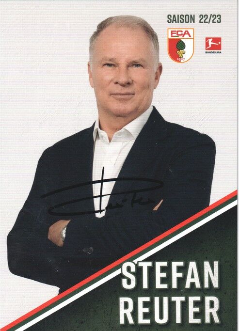 Autogramm Fussball | FC Augsburg | 2022 | Stefan REUTER