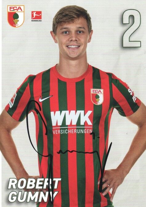 Autogramm Fussball | FC Augsburg | 2021 | Robert GUMNY