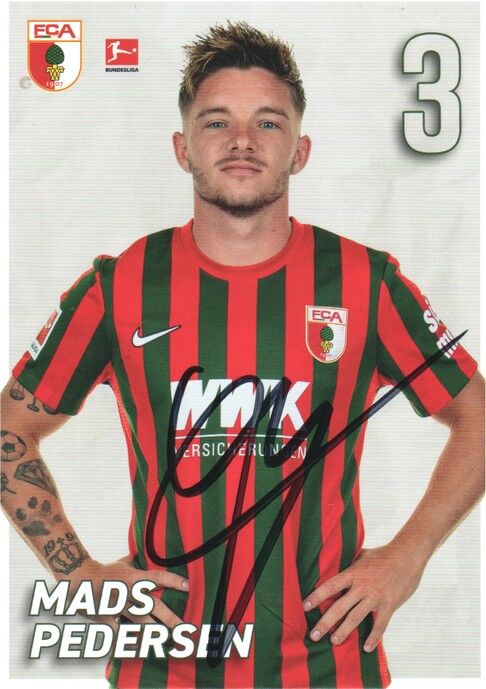 Autogramm Fussball | FC Augsburg | 2021 | Mads PETERSEN