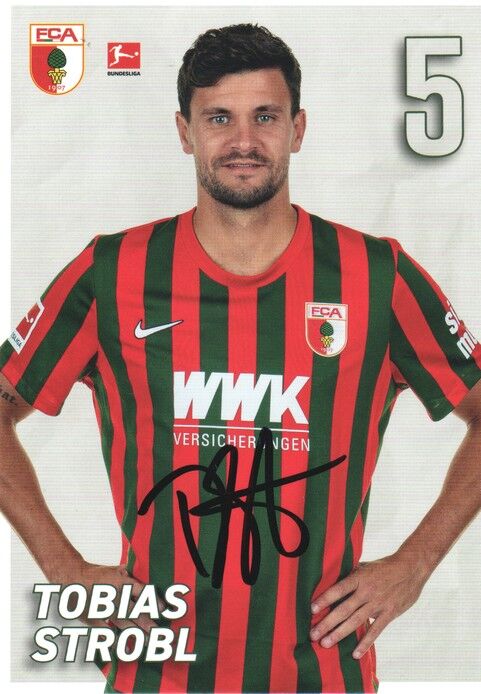 Autogramm Fussball | FC Augsburg | 2021 | Tobias STROBL