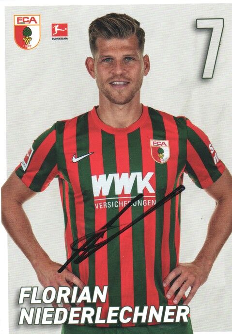 Autogramm Fussball | FC Augsburg | 2021 | Florian NIEDERLECHNER