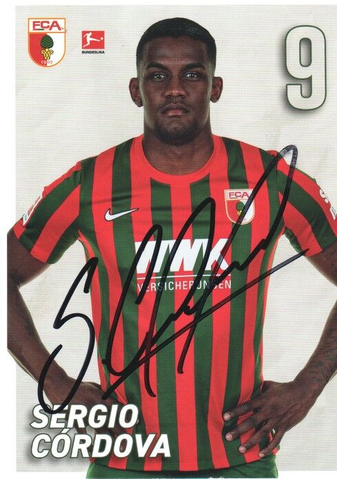 Autogramm Fussball | FC Augsburg | 2021 | Sergio CORDOVA