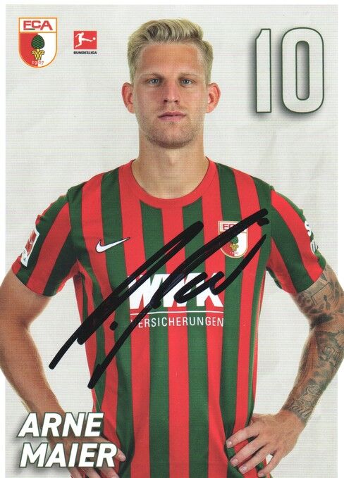 Autogramm Fussball | FC Augsburg | 2021 | Arne MAIER