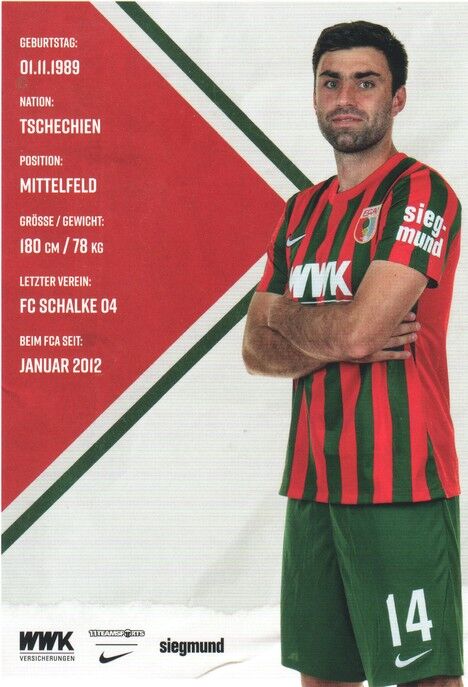 Autogramm Fussball | FC Augsburg | 2021 | Jan MORAVEK