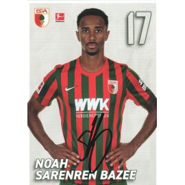 Autogramm Fussball | FC Augsburg | 2021 | Noah SARENREN BAZEE