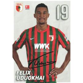 Autogramm Fussball | FC Augsburg | 2021 | Felix UDUOKHAI