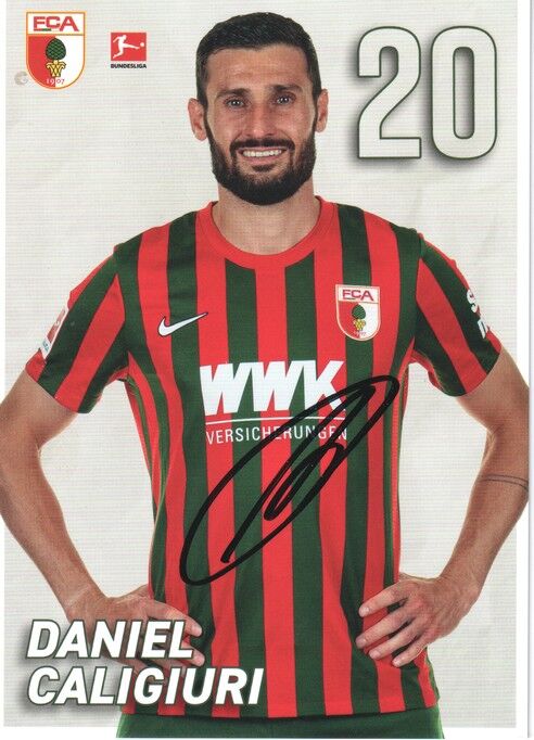 Autogramm Fussball | FC Augsburg | 2021 | Daniel CALIGIURI