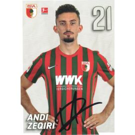 Autogramm Fussball | FC Augsburg | 2021 | Andi ZEQIRI