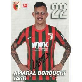 Autogramm Fussball | FC Augsburg | 2021 | Amaral BORDUCHI IAGO