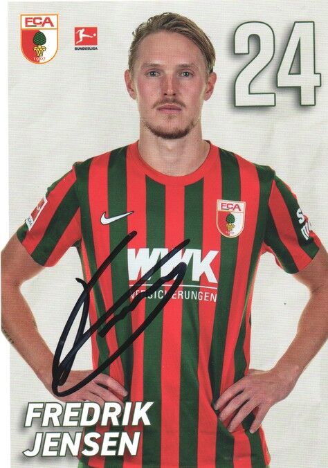 Autogramm Fussball | FC Augsburg | 2021 | Fredrik JENSEN